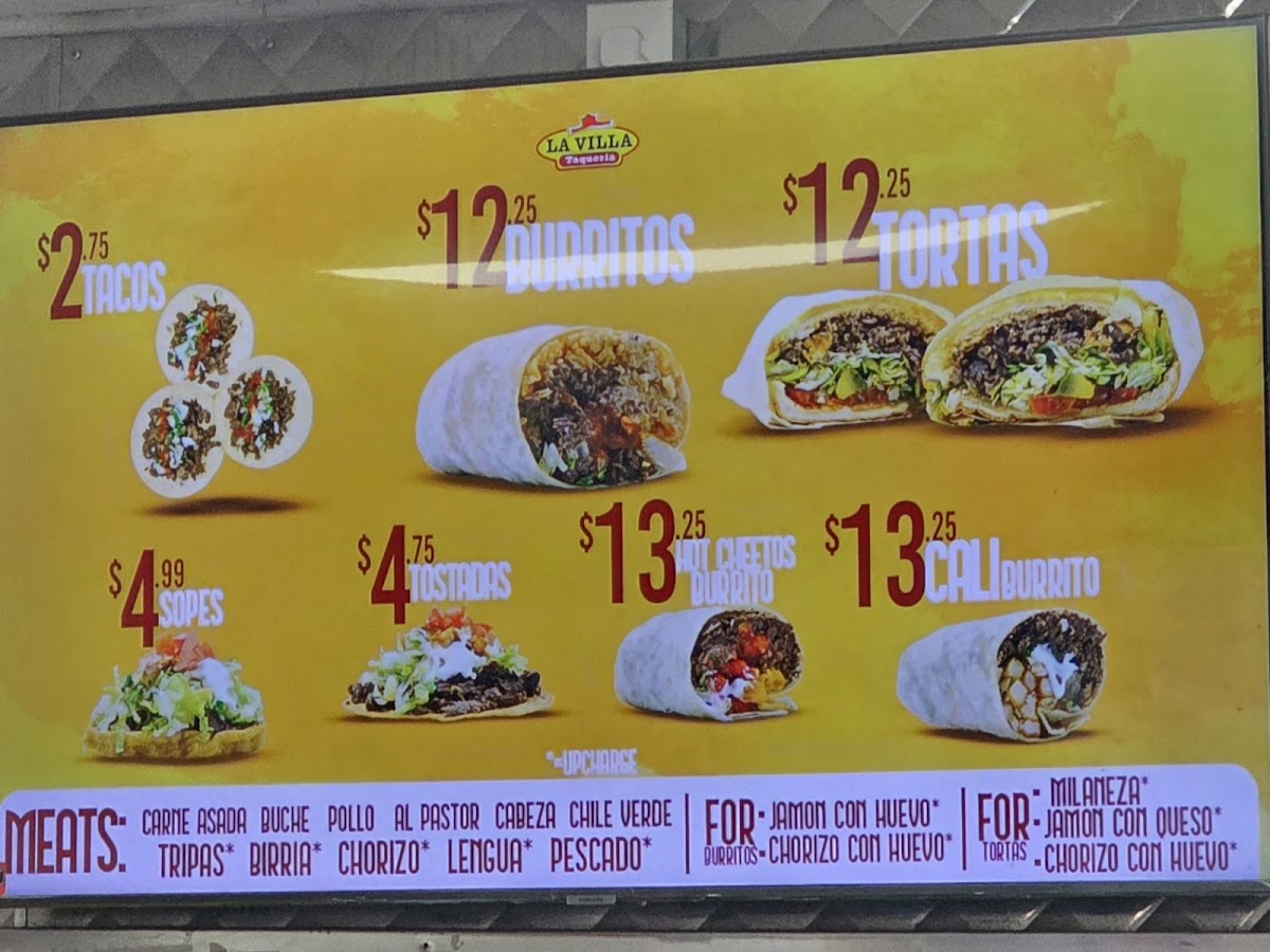 La Villa Taqueria Menu - Image 2